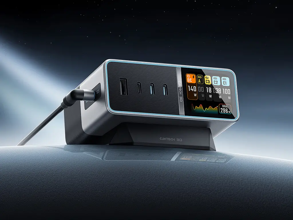 Cuktech Hadirkan Desktop Charger dengan Daya Hingga 300W