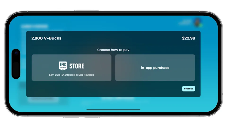 Epic Store App Store Cashback