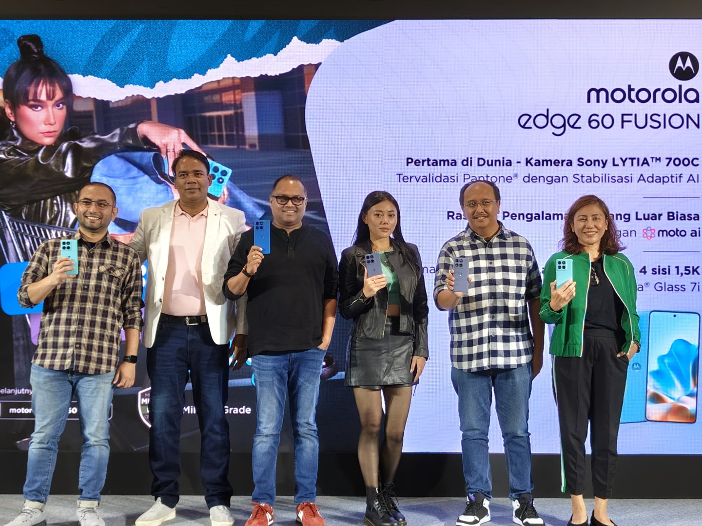 Motorola Resmi Hadirkan Moto Edge 60 Fusion di Indonesia, Tawarkan Fitur AI dan Tahan Banting