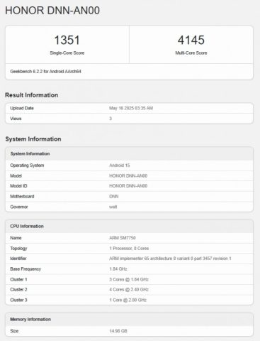 Bocoran Benchmark Snapdragon 7 Gen 4 Muncul Lewat Perangkat Honor 400 3 Snapdragon 7 Gen 4