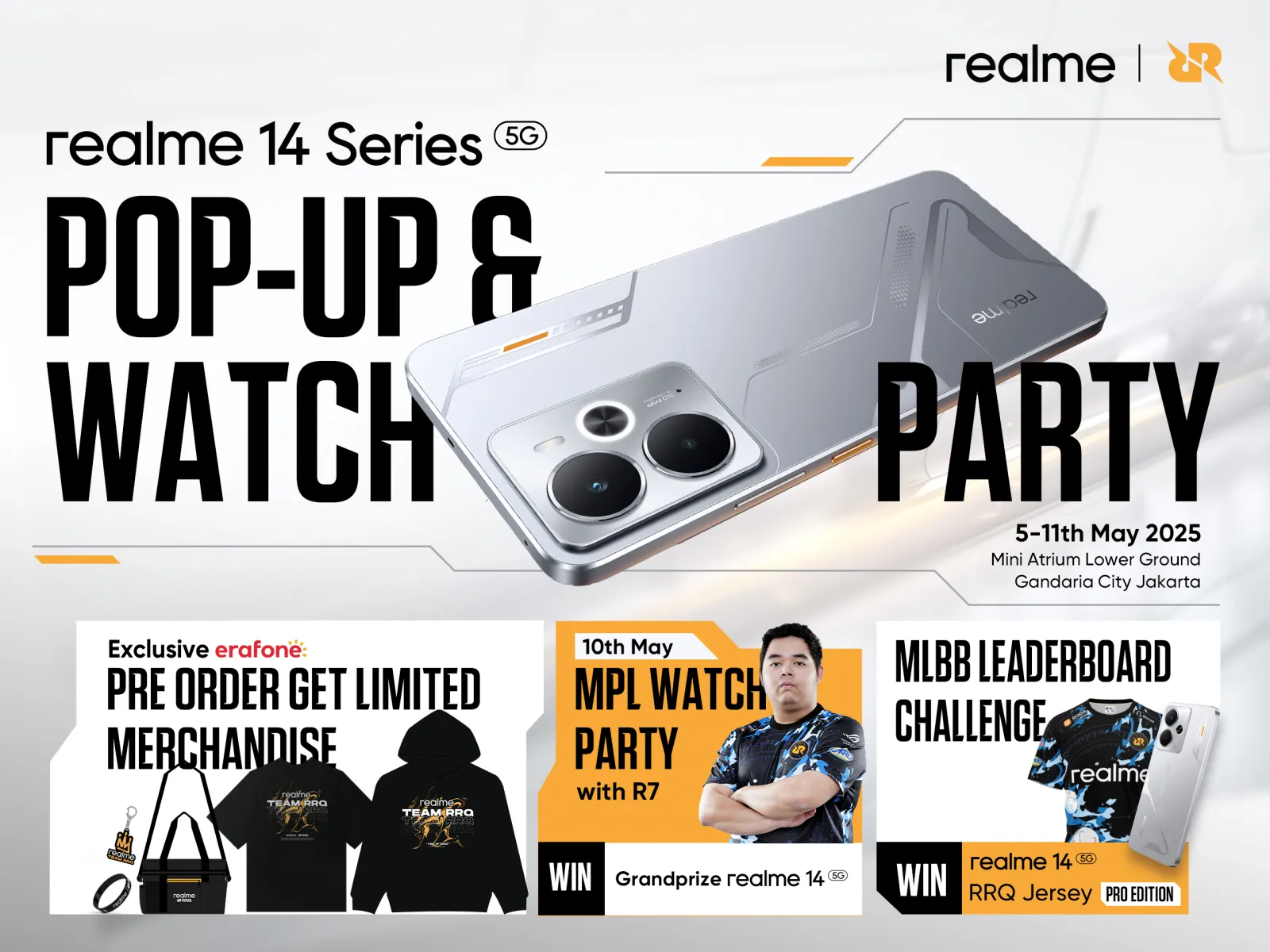 realme 14 Series 5G Pop-Up & Watch