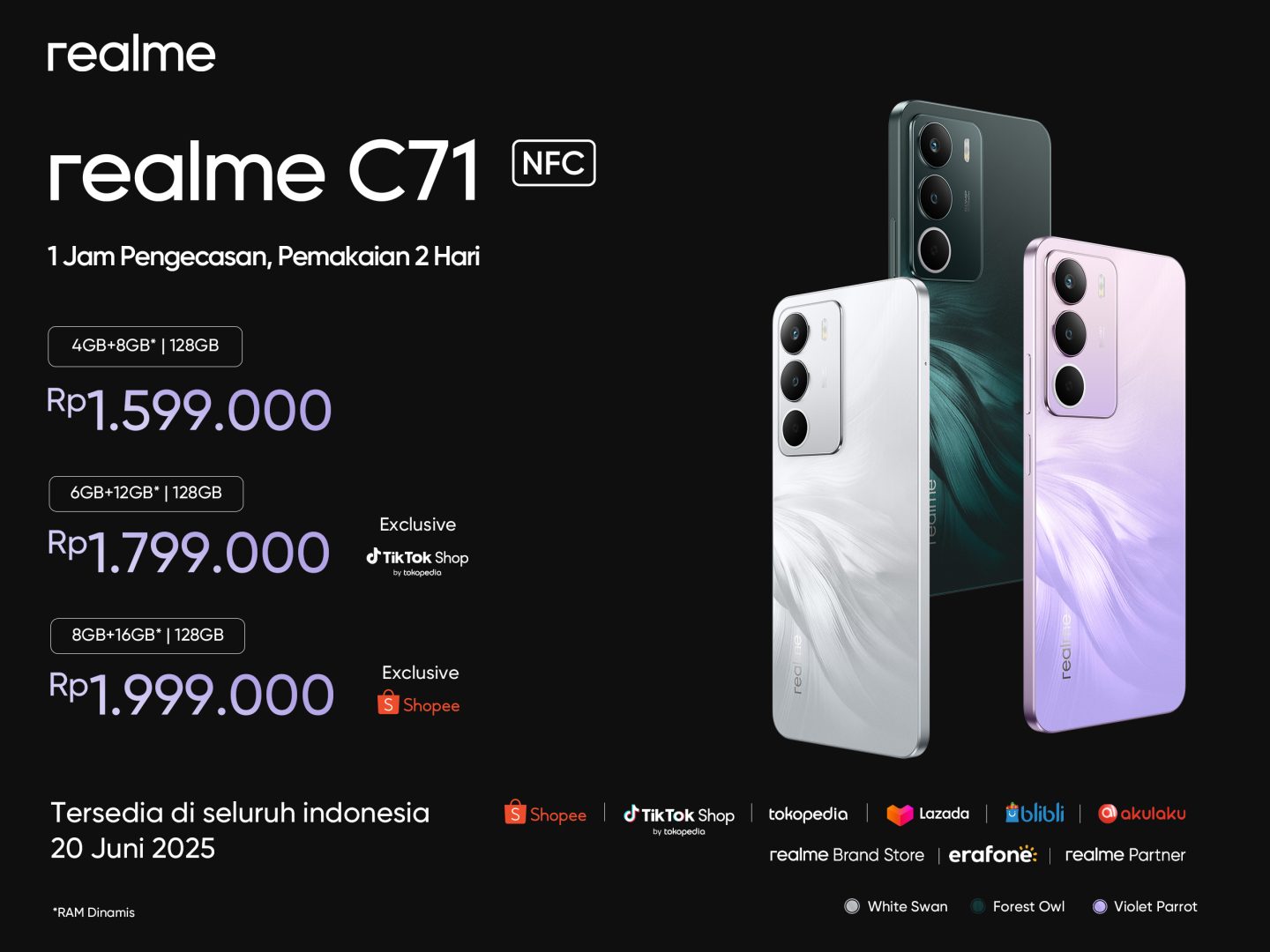 Harga realme C71 NFC
