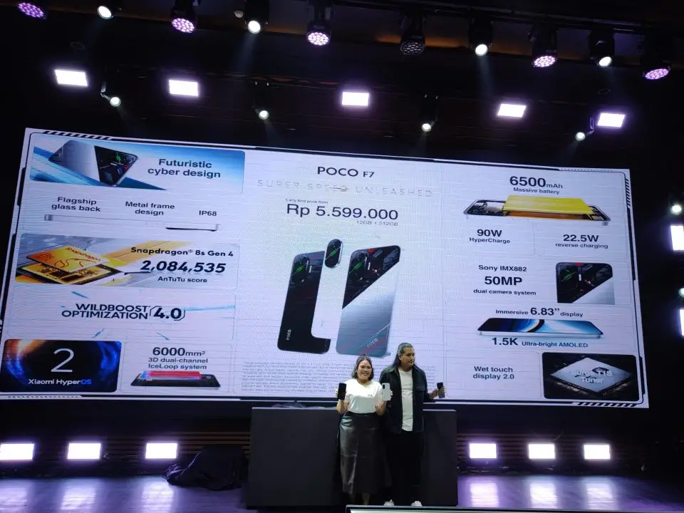 POCO F7 Resmi Hadir di Indonesia, Siap Ganggu Pasar Premium!