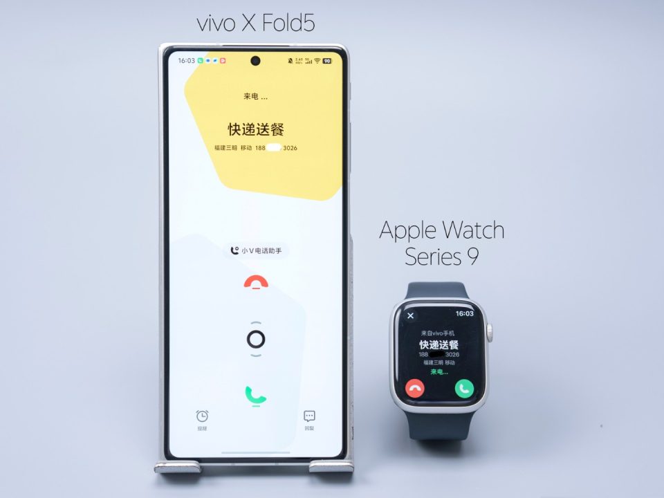 vivo X Fold 5 konek ke Apple Watch