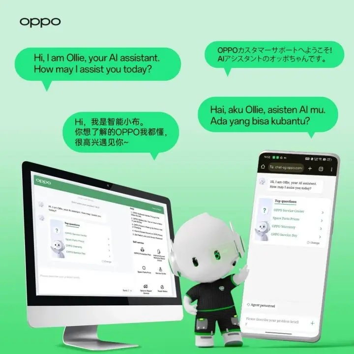 Oppo Gunakan AI untuk Layanan Purna Jual, Efektif?