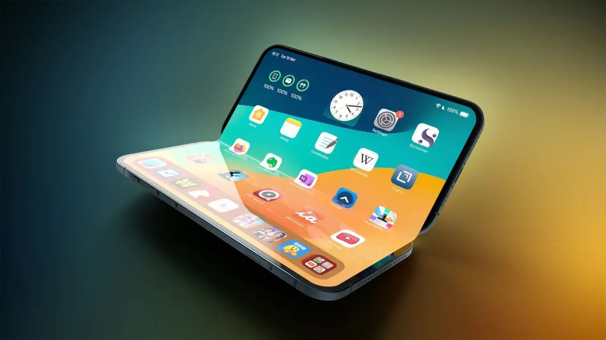 iPhone Fold pakai Layar Samsung