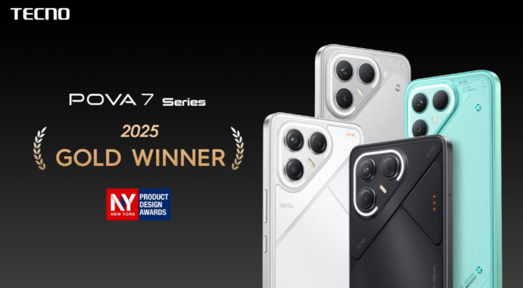 TECNO POVA 7 Series Menangkan Penghargaan Internasional untuk Desain Inovatif