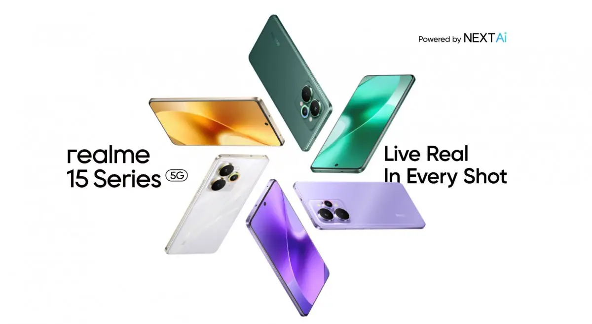 Realme 15 dan 15 Pro Debut, Bawa Chipset Baru dan Peningkatan Kamera