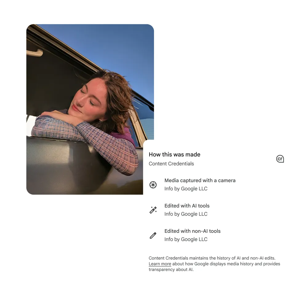 Google Pixel 10 Series C2PA