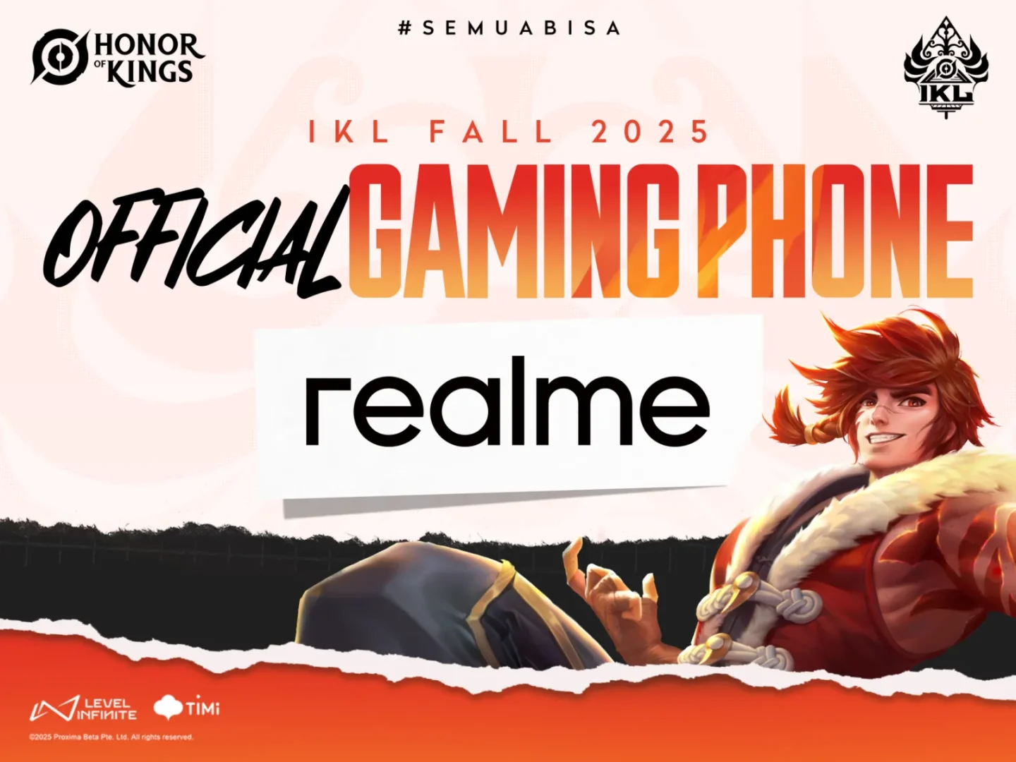 Realme Kembali Menjadi Official Gaming Phone Honor of Kings Indonesia Kings Laga Fall 2025