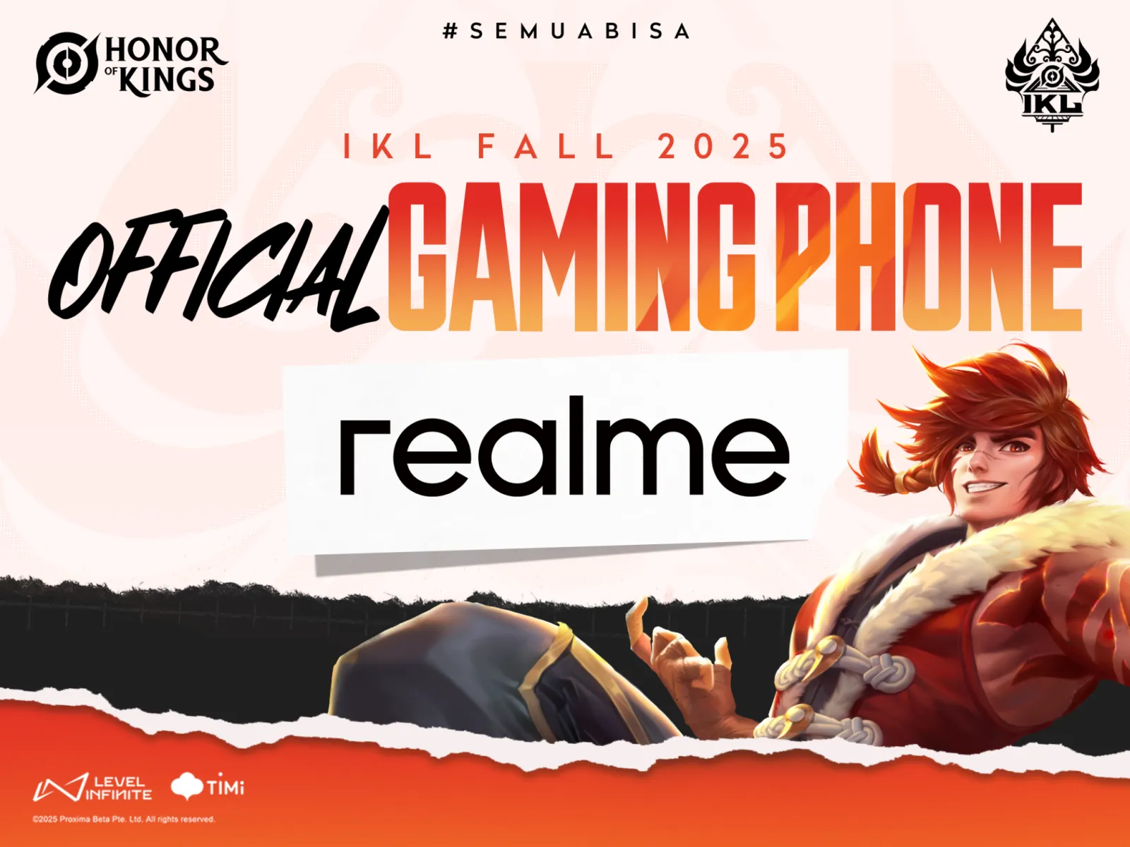 Realme Kembali Menjadi Official Gaming Phone Honor of Kings Indonesia Kings Laga Fall 2025