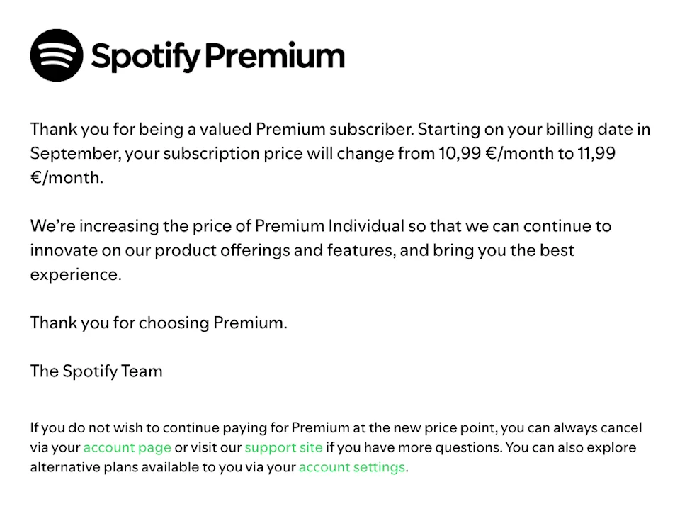 Biaya Langganan Spotify Premium di Seluruh Dunia Naik, Indonesia Juga terdampak!