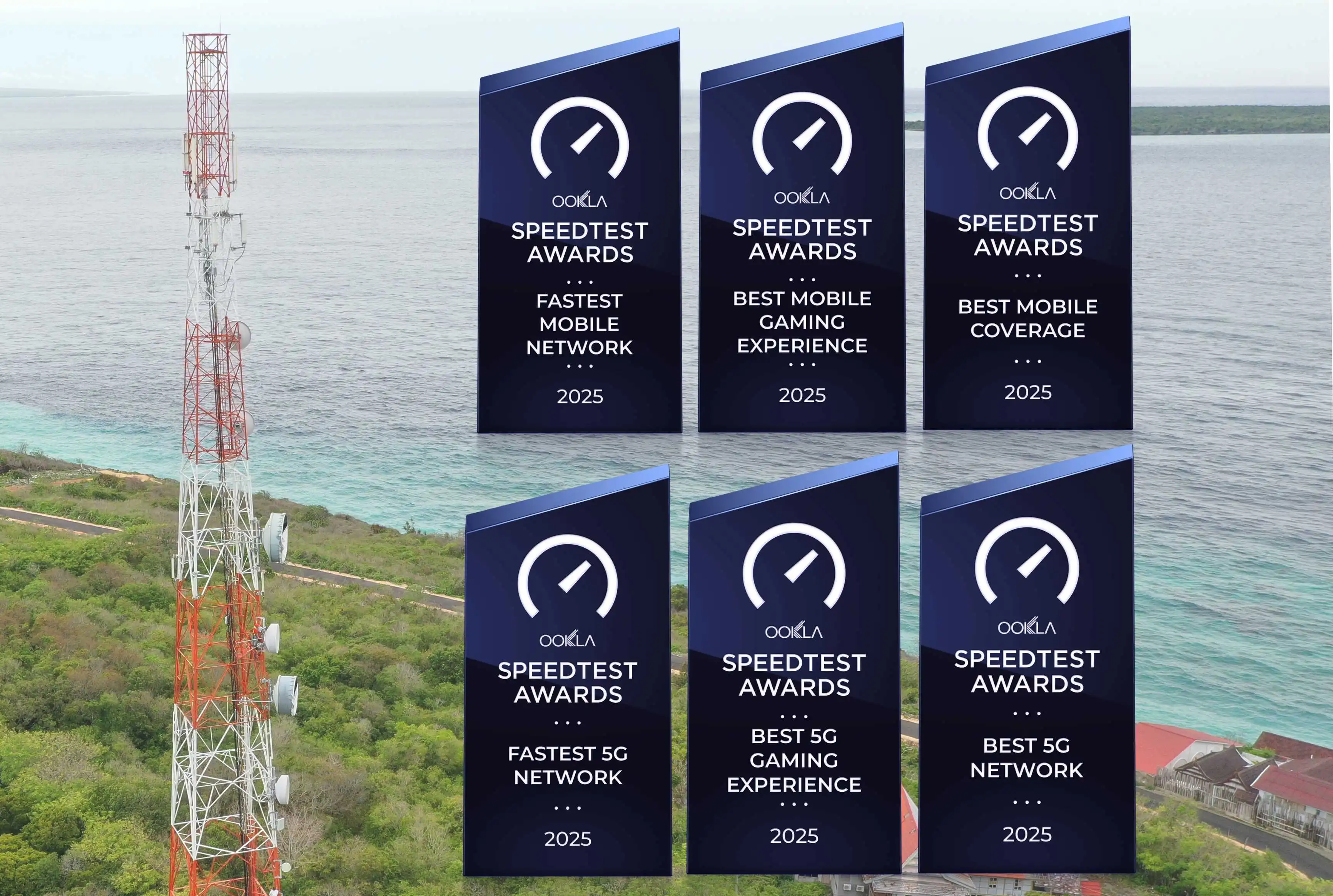 Telkomsel Raih Ookla Speedtest Awards Q1-Q2 2025