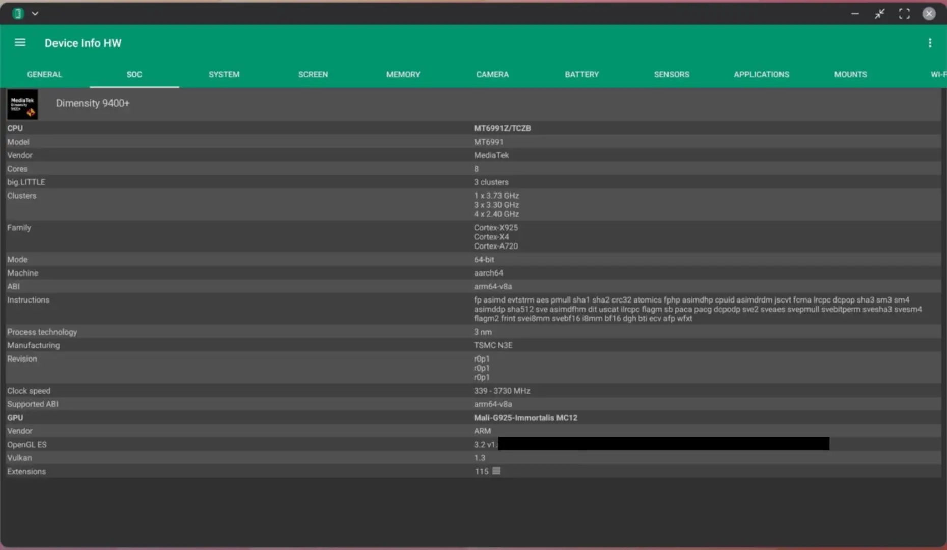 galaxy tab s11 ultra deviceinfohw