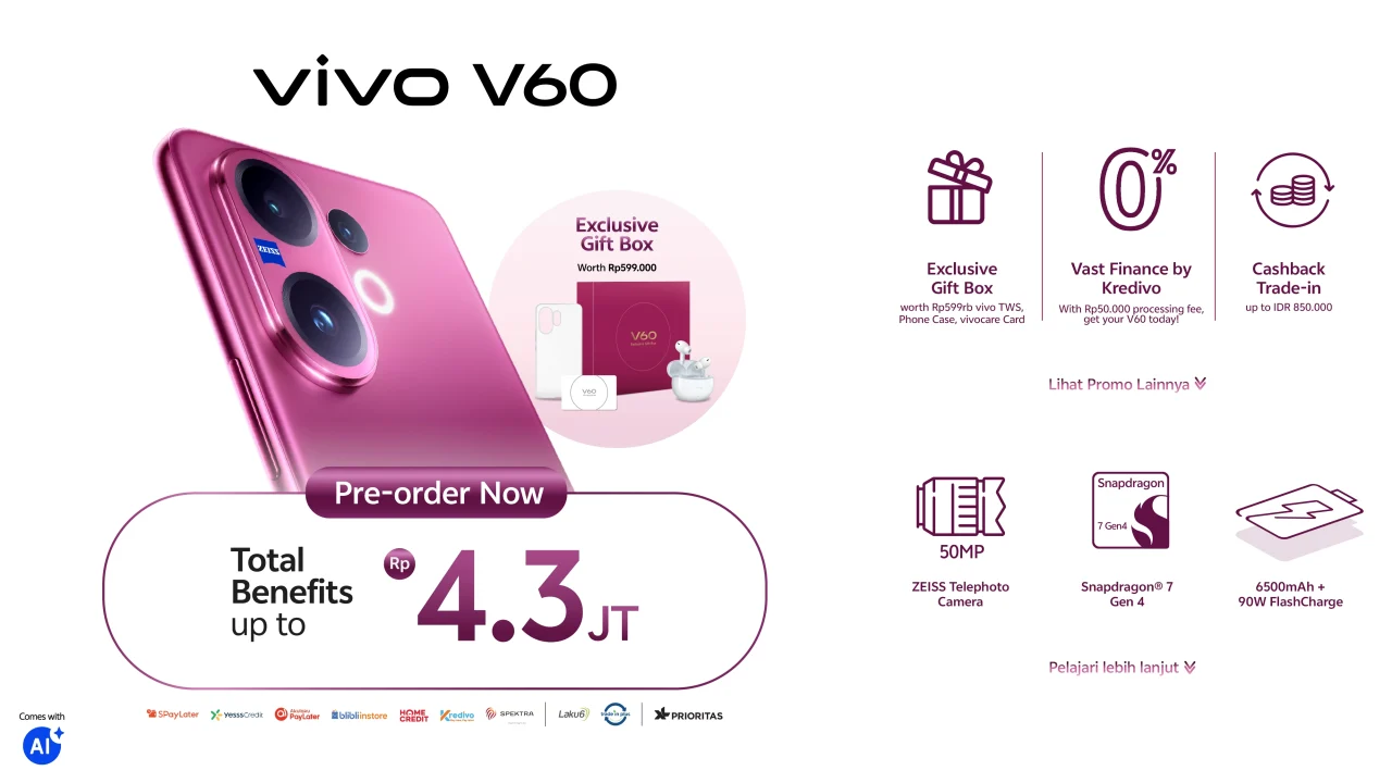 pre order vivo V60