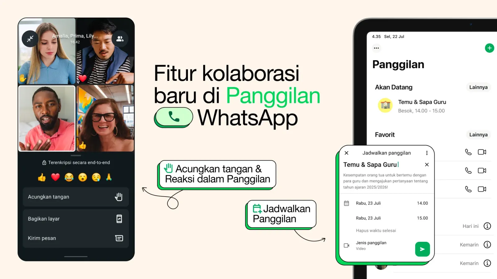 WhatsApp Rilis Fitur Panggilan Terjadwal, Permudah Rapat Online