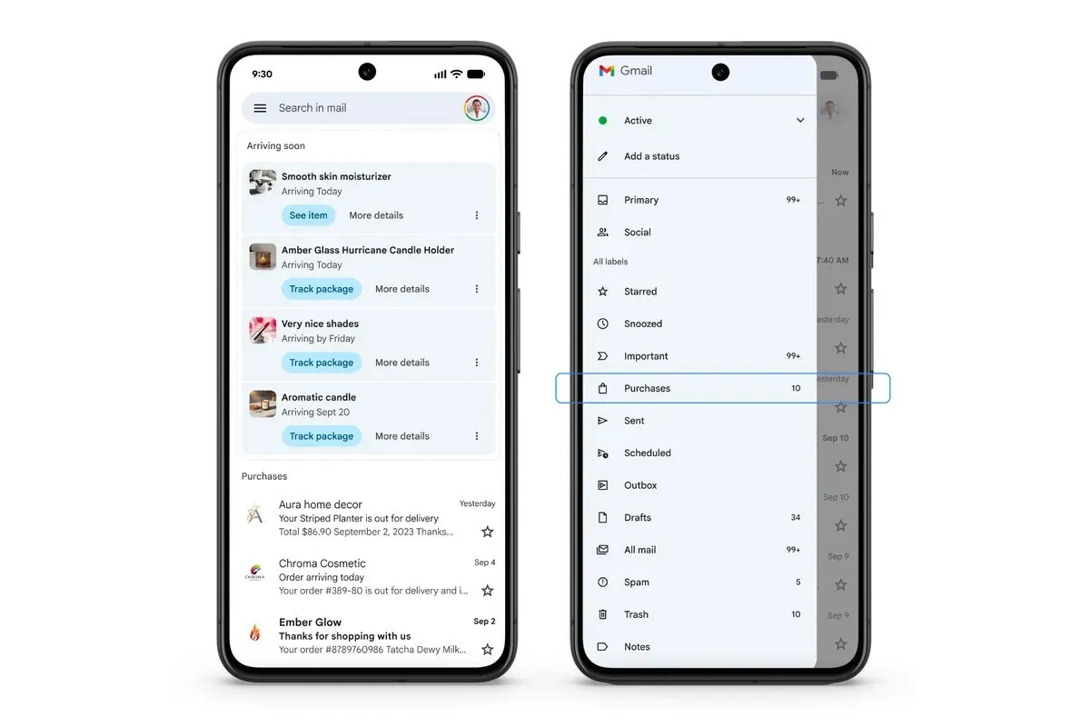 Gmail Hadirkan Tampilan Baru untuk Belanja dan Update Tab Promosi