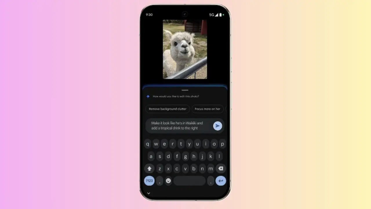Edit Foto Pakai Obrolan di Google Photos Kini Tak Hanya di HP Pixel