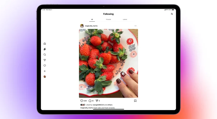 Instagram iPad