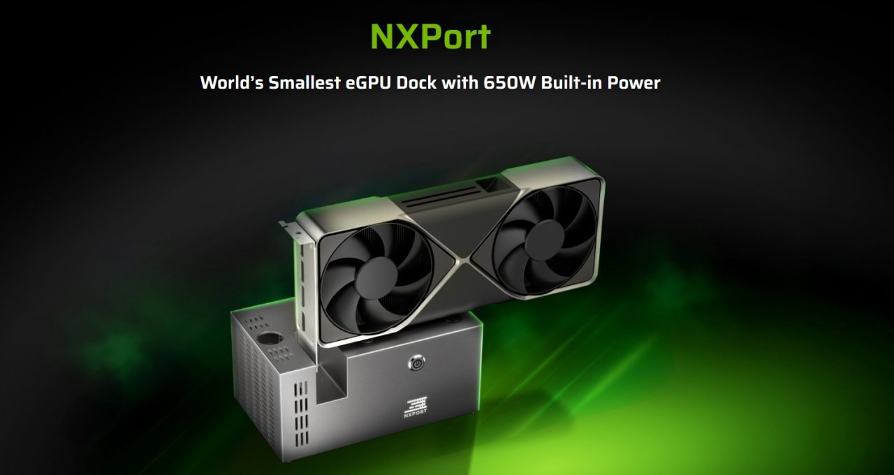 NXPort Garap Docking GPU Eksternal Terkecil di Dunia 1 NXPort Docking GPU Eksternal terkecil