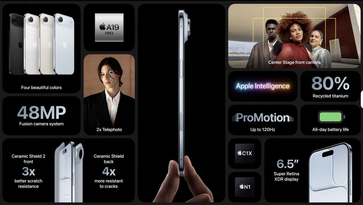 iPhone 17 AIr spesifikasi