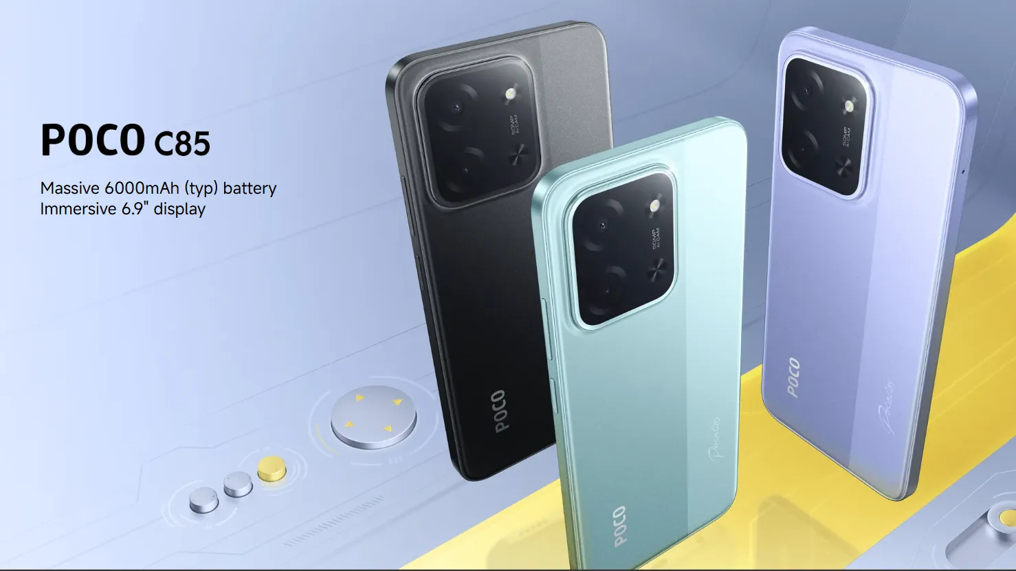 POCO C85 Dirilis Membawa Baterai 6.000mAh!