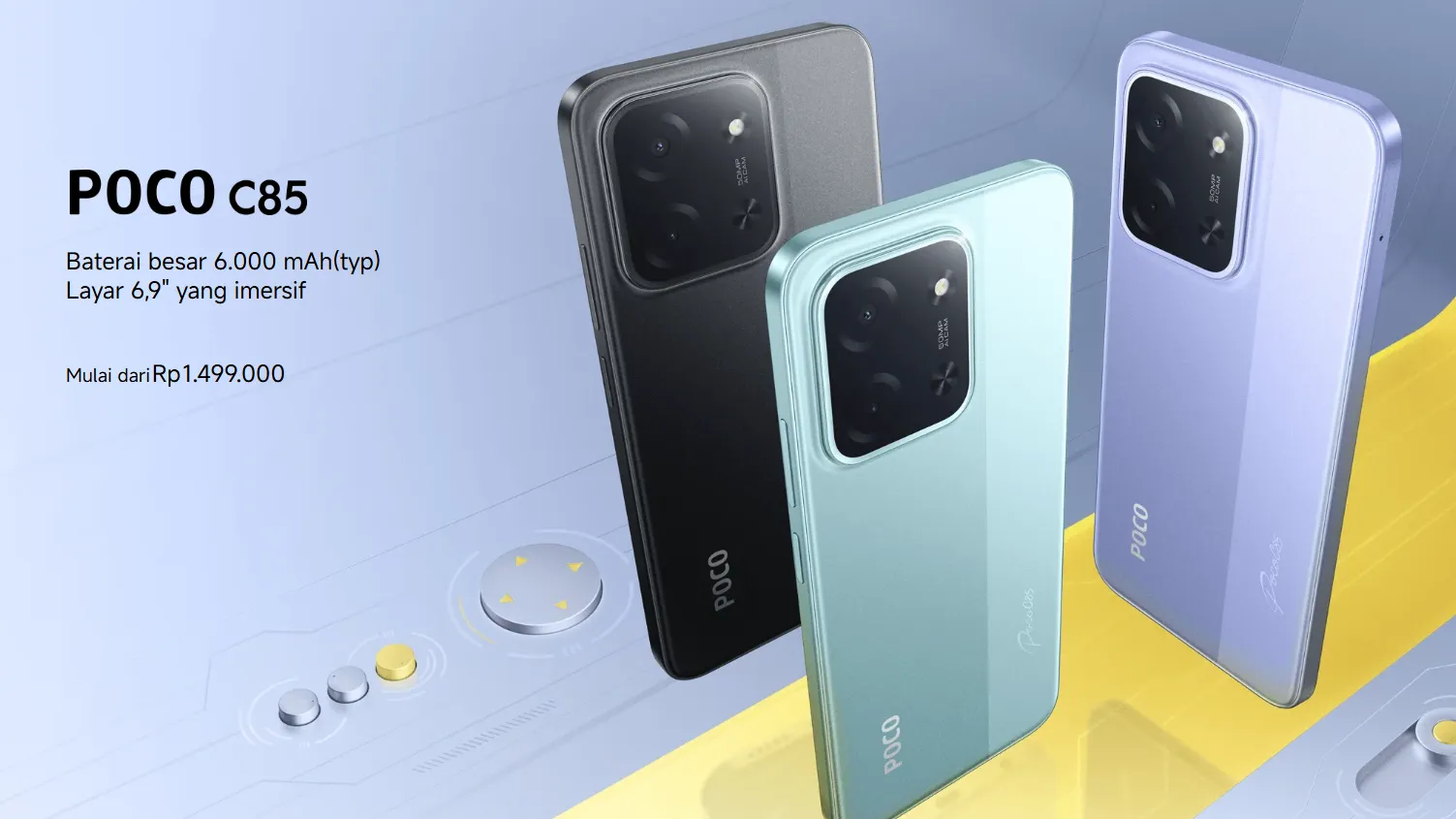 POCO C85 Resmi Tersedia di Indonesia, Harga Mulai Rp1,5 Juta!