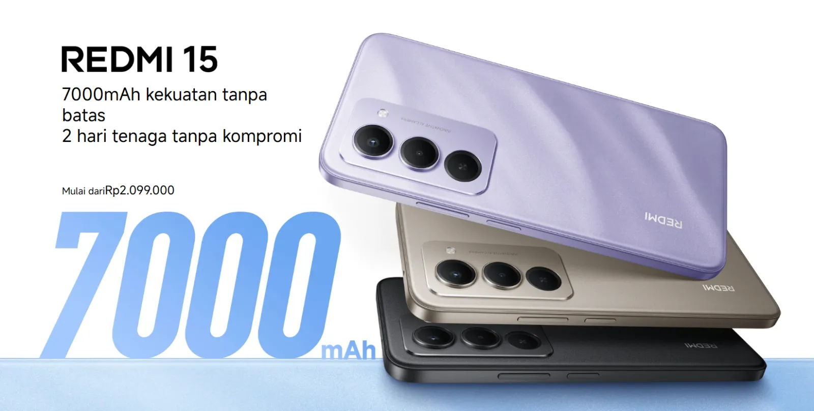 Redmi 15 Dibanderol Mulai Dari Rp2.099.000 di Indonesia