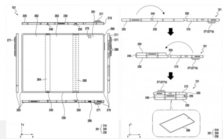 HP tri-Fold Samsung