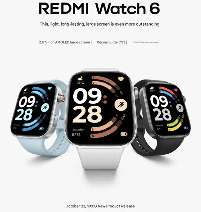 Redmi Watch 6 Segera Dirilis, Ini Peningkatannya!