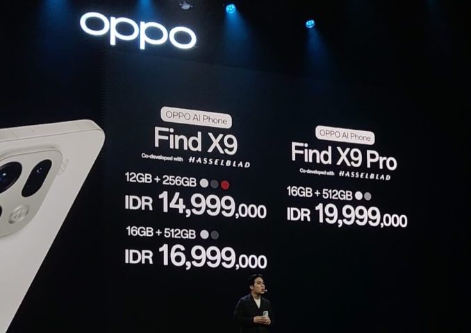 Harga Oppo Find X9 Series 1