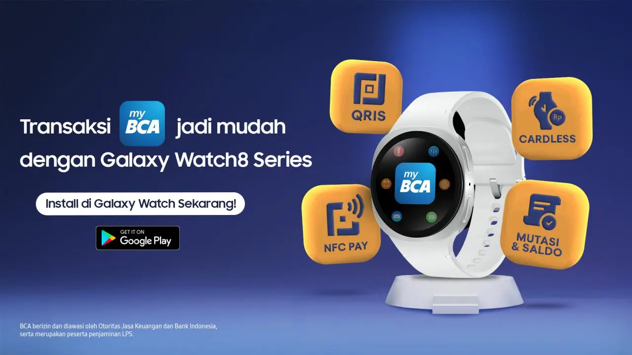 Samsung Galaxy Watch Kini Bisa Pakai Fitur QRIS Tap myBCA