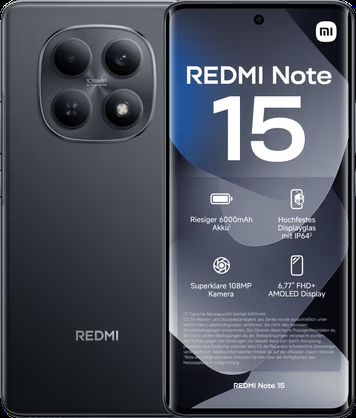 Redmi Note 15 P7 Black Kombi