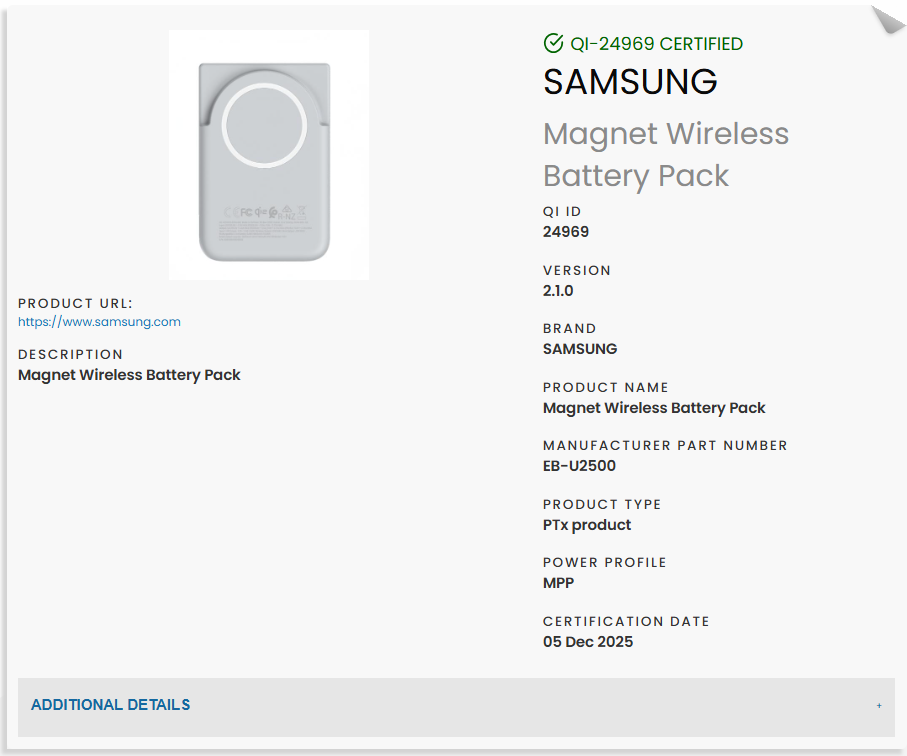 Power Bank Wireless Samsung