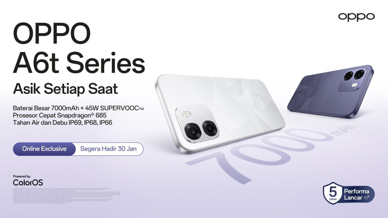 OPPO A6t Series Siap Rilis, Tawarkan Snapdragon 685 dan Baterai Besar 1 OPPO A6t series
