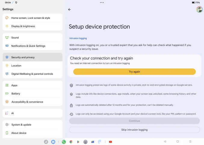 Google Rilis Fitur Intrusion Logging di Android 16, Apa Fungsinya? 4 Android 16 Intrusion Logging