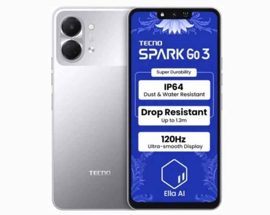 Tecno Spark Go 3 Diumumkan, Bawa Layar 120Hz dan Unisoc T7250