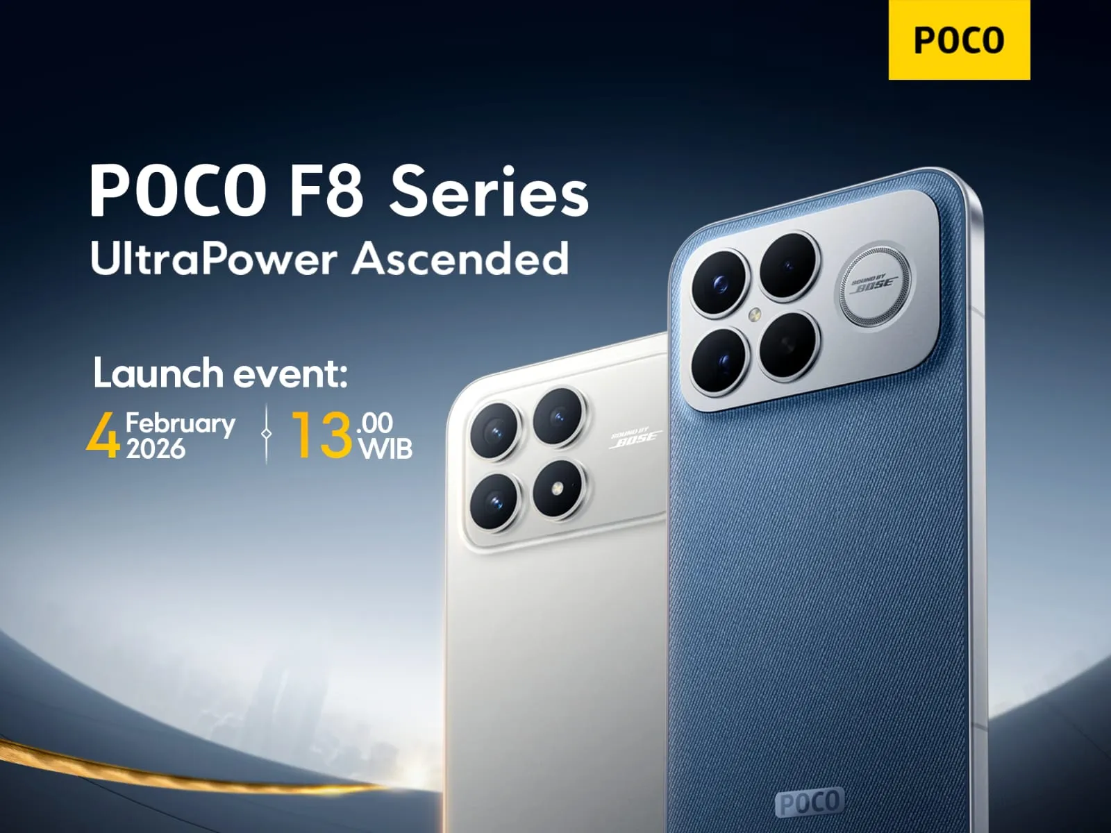 Catat Tanggalnya, POCO F8 Series Segera Hadir di Indonesia 4 Februari!