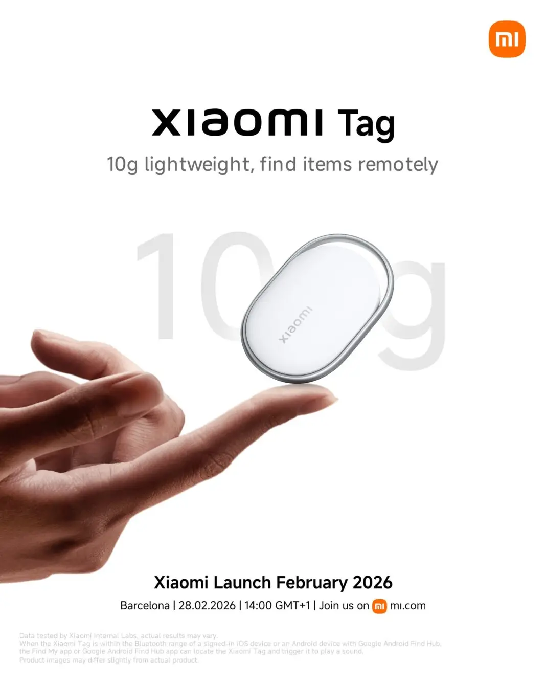 Xiaomi Tag Meluncur Resmi untuk Global pada 28 Februari 2026