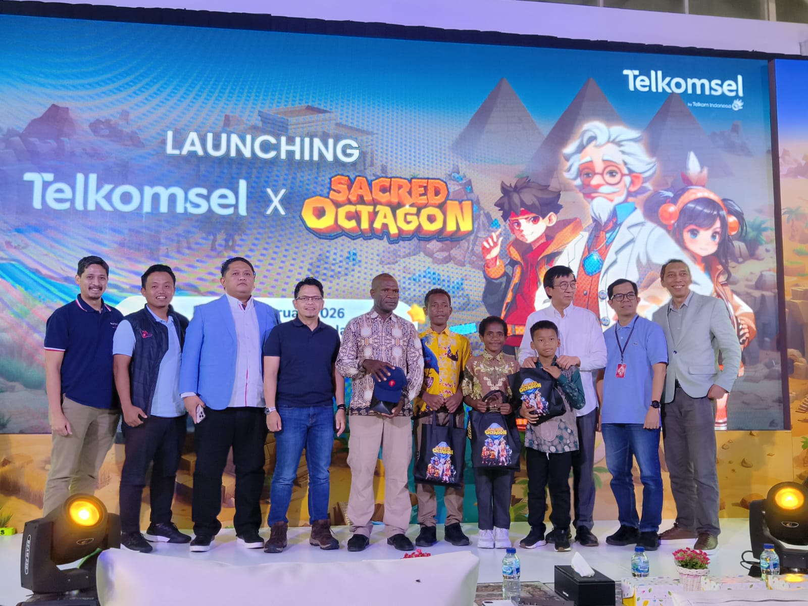 game sacred octagon Telkomsel