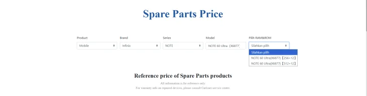 infinix note 60 ultra options