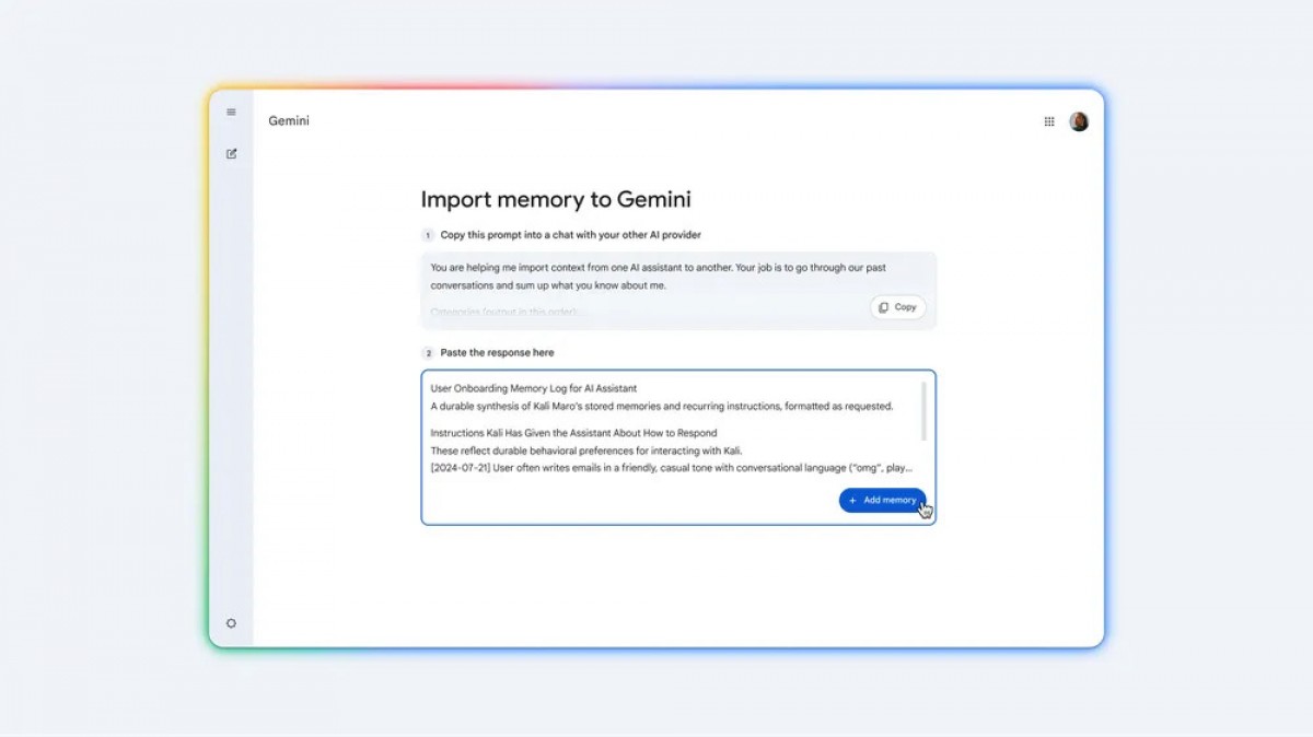 Import Gemini
