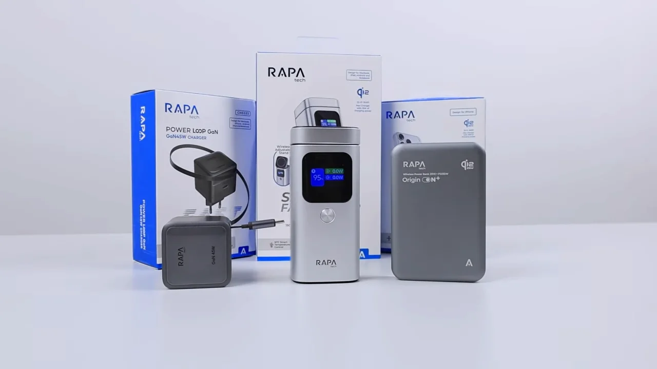 Update Produk RAPAtech: Aksesoris Keren! Power Bank Wireless Kencang & Charger dengan Kabel Rollable