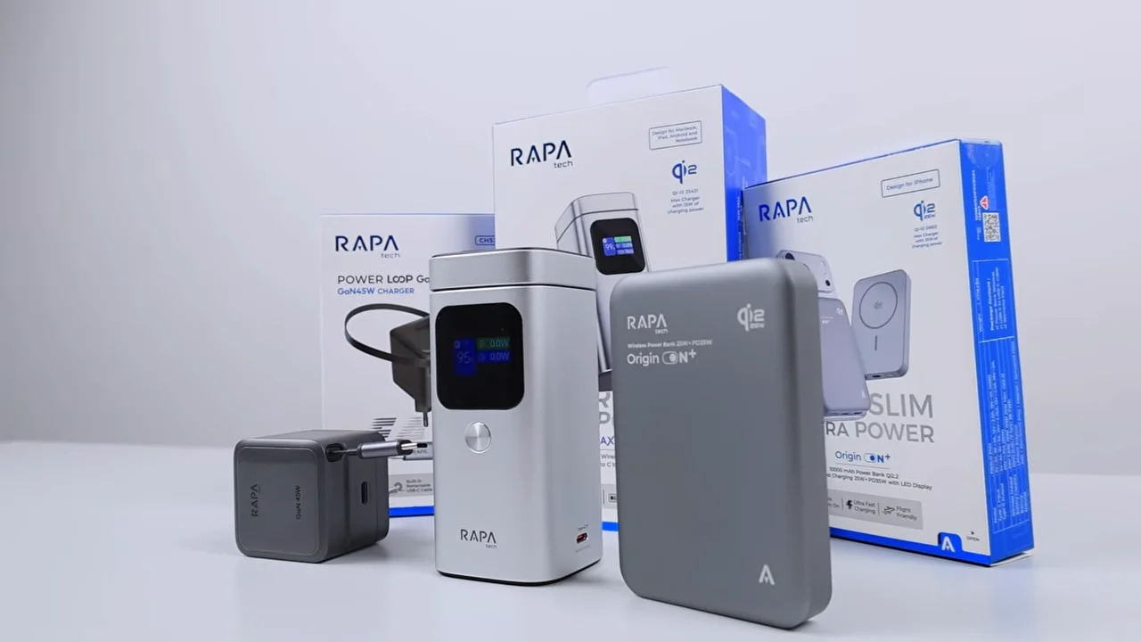 Aksesoris Keren Power Bank Wireless Kencang Charger dgn Kabel Rollable Update Produk RAPAtech YouTube 1 04