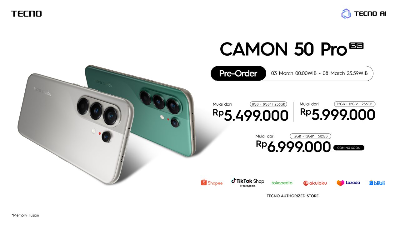 KV Price CAMON 50 Pro 5G
