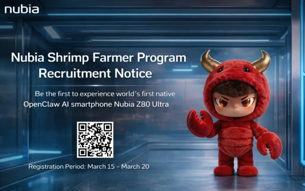 Nubia Z80 Ultra Bakal Gunakan AI OpenClaw Secara Native