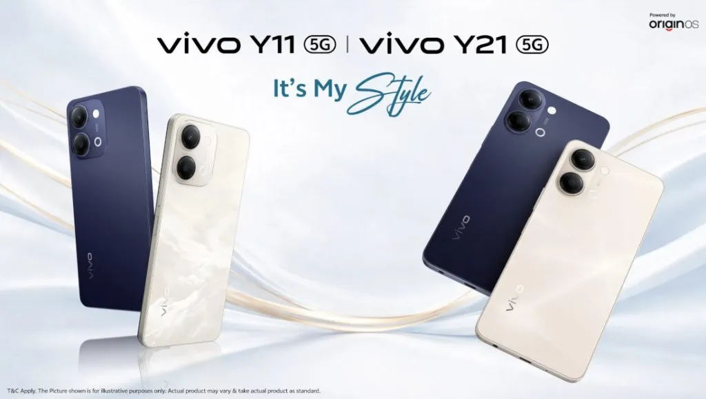 Vivo Y21 5G dan Y11 5G Diperkenalkan, Usung Baterai 6.500mAh