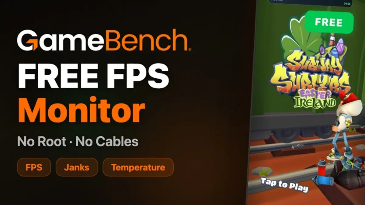 GameBench Rilis Penghitung FPS Gratis, GameBench FPS Monitor!