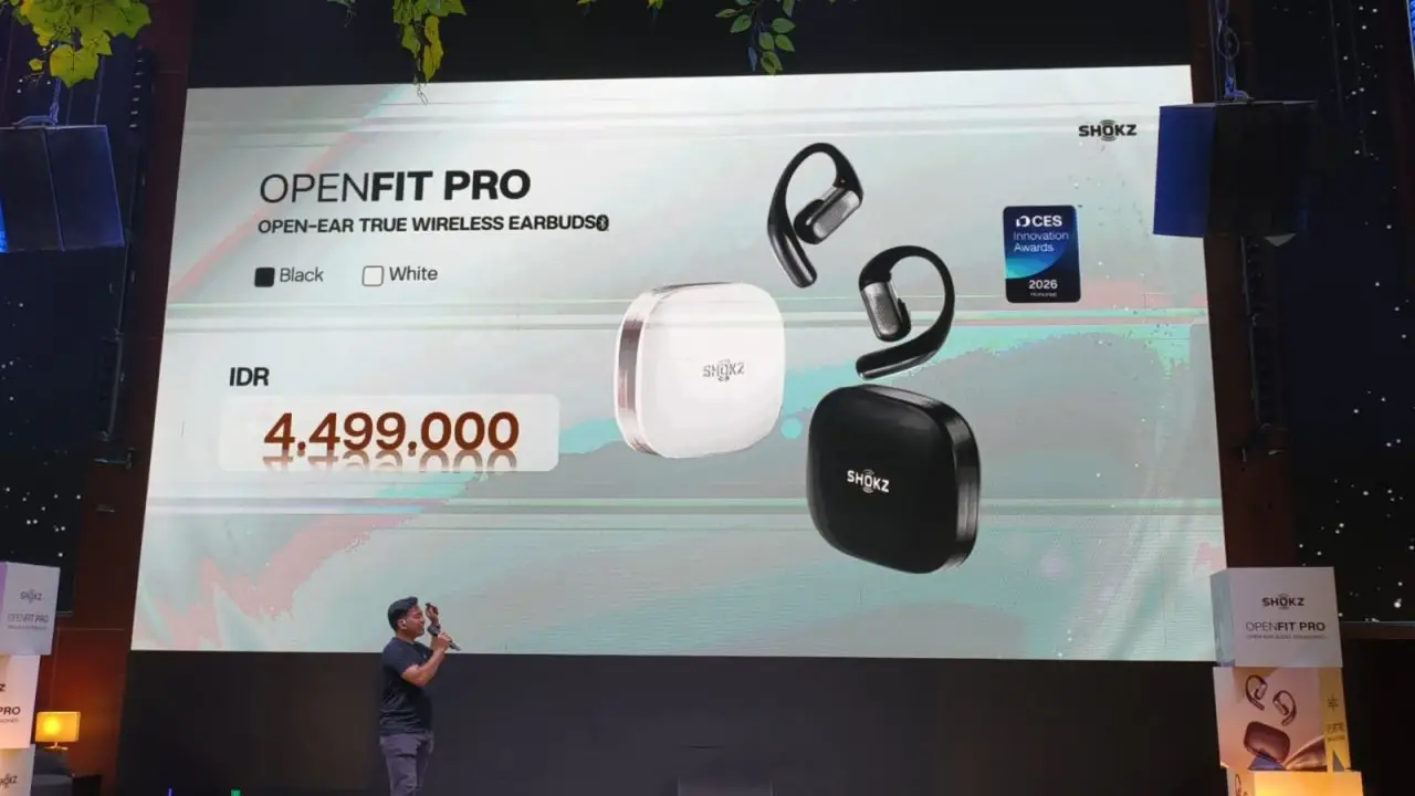 SHOKZ Open Fit Pro Resmi Hadir di Indonesia