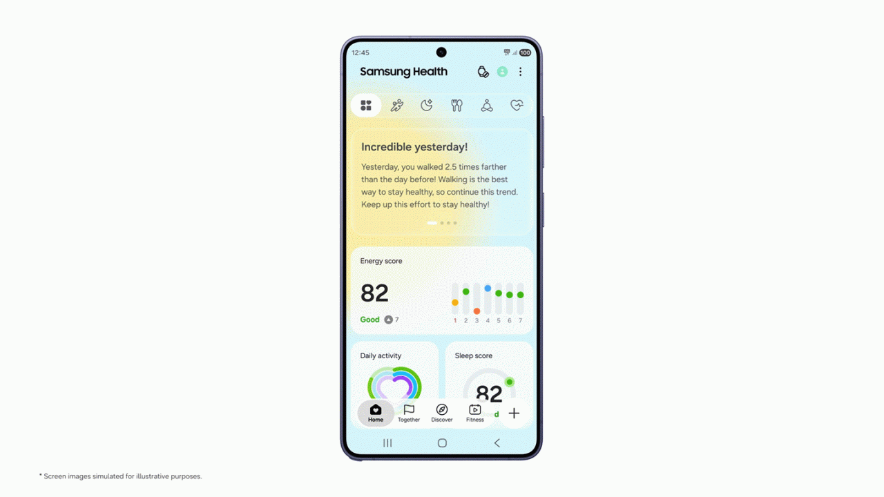 Samsung Health galaxy watch 